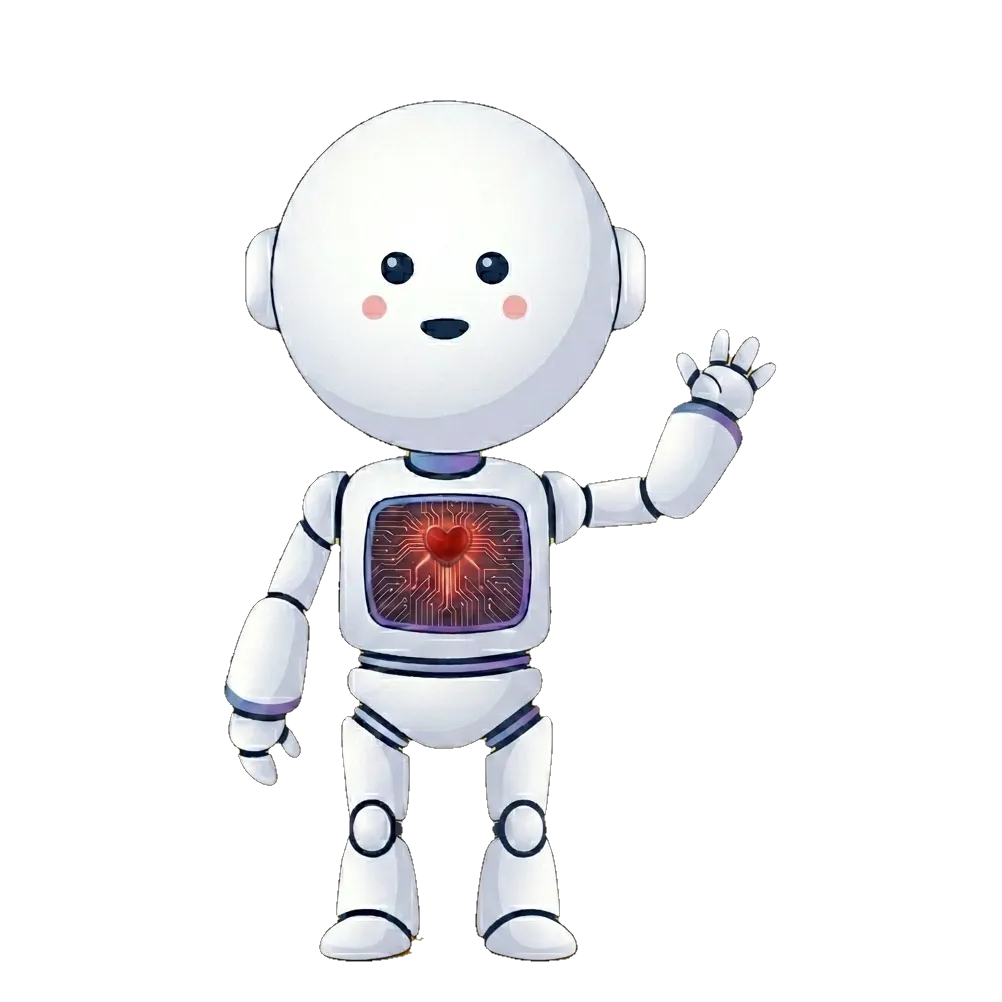 MIRA — a friendly personal-assistant robot waving hello